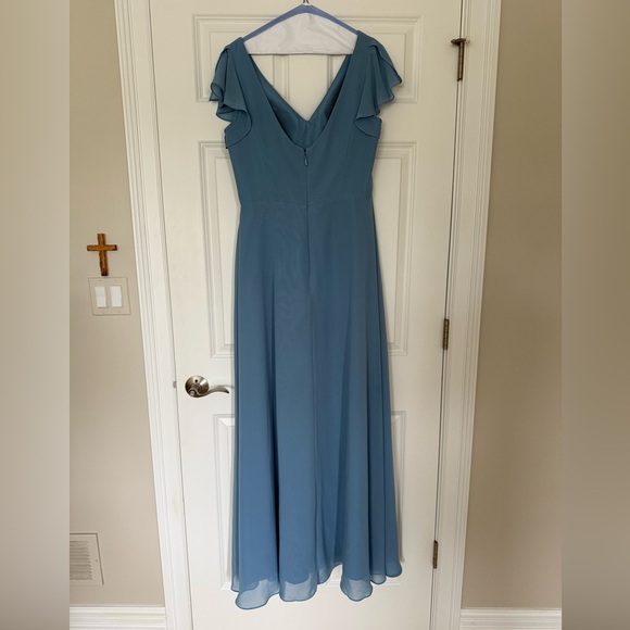 AZAZIE Omari Steel Blue Maxi Dress - Picture 10 of 14